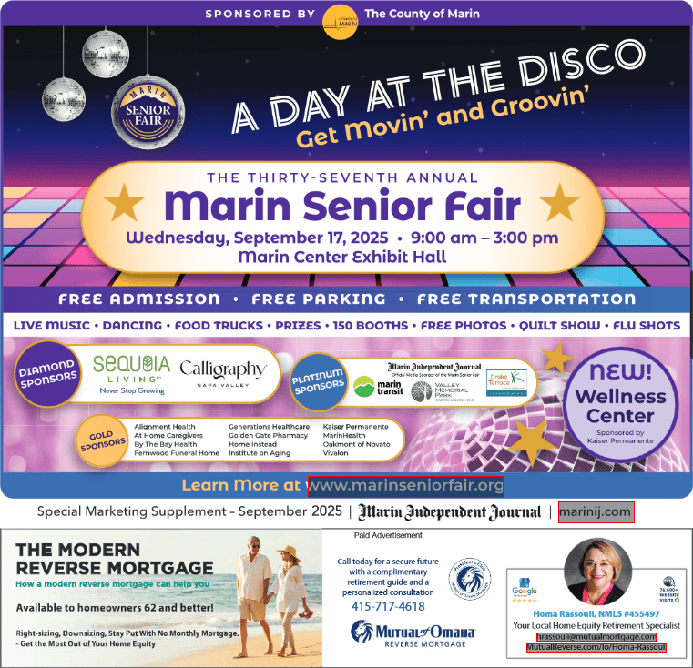 2025 Marin Senior Fair Program Cover