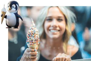 Penguin Soft Serve Ice Cream